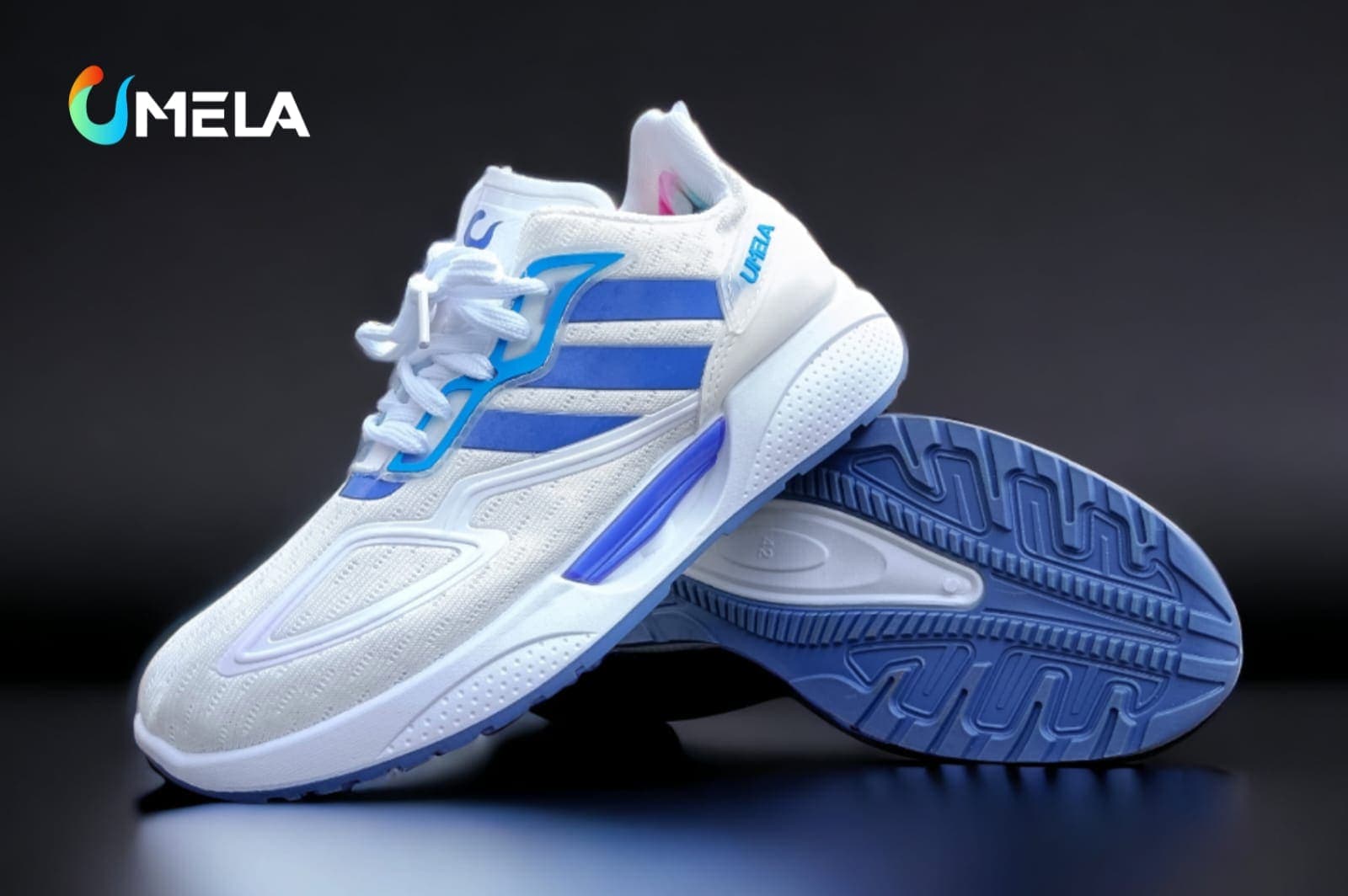 UMELA Running Pro - White Blue